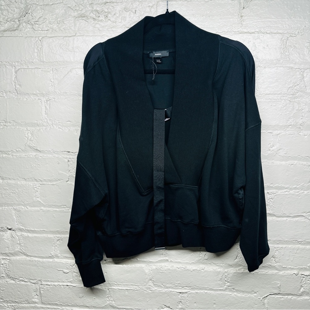 Diesel Stylish Black Women's Sweatshirt